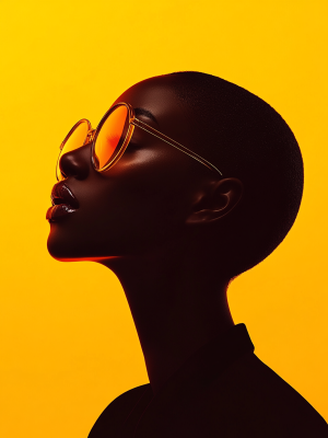 Bold Portrait of Woman